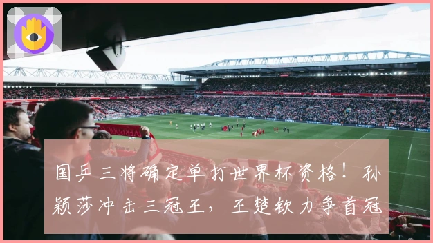 国乒三将确定单打世界杯资格！孙颖莎冲击三冠王，王楚钦力争首冠